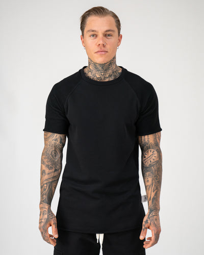 Bodyfit T-Shirt - Shape, black - front